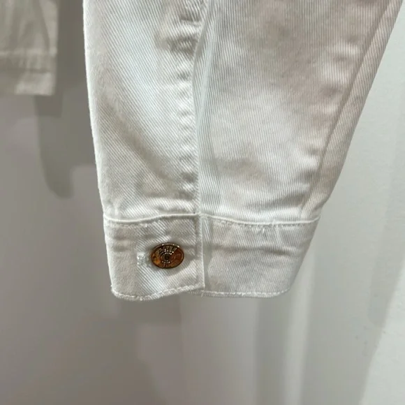 Walter Baker edgy crop jacket in our white denim - Picture 5 of 7